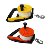 Maxbell 2 Pieces Scuba Diving Wreck Reel Kayak Anchor with Handle 150ft Line Snap