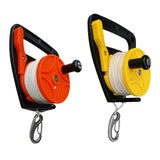 Maxbell 2 Pieces Scuba Diving Wreck Reel Kayak Anchor with Handle 150ft Line Snap