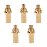 Maxbell 5 Pieces Brass Replacements Tips/ Nozzles/ Jets/ Burners for Propane LP Gas