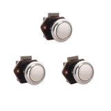 Maxbell 20mm Push Button Catch Lock Cabinet Door Knob Campervan Motorhome 3Pcs