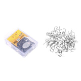 Maxbell 170pcs Fishing Hook High-Carbon Steel Barbed Fishhook Saltwater 11# 12#