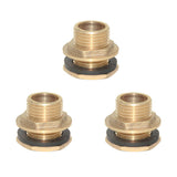 Maxbell 3pcs DN20 Water Tank Hose Water Tube Pipe Connector Adapter Tap Fittings