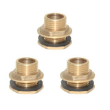 Maxbell 3pcs DN20 Water Tank Hose Water Tube Pipe Connector Adapter Tap Fittings