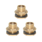 Maxbell 3pcs DN20 Water Tank Hose Water Tube Pipe Connector Adapter Tap Fittings