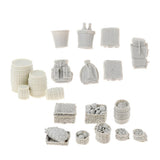 Maxbell 1/35 Military Soldier Food Supplies Basket Cask Models for Sand Table Scene