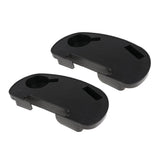 Maxbell 2 Pieces Clip-on Folding Reclining Chair  Table Tray Cup Holder