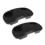 Maxbell 2 Pieces Clip-on Folding Reclining Chair  Table Tray Cup Holder
