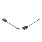 Maxbell 2Pieces 3.5mm Male AUX Audio Plug Jack to USB 2.0 Female Converter Cable