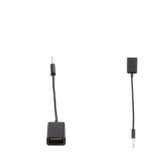 Maxbell 2Pieces 3.5mm Male AUX Audio Plug Jack to USB 2.0 Female Converter Cable