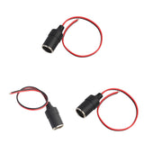 Maxbell 3Pieces 12V 120W Car Female Cigarette Lighter Power Plug Socket Connector