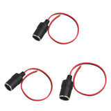 Maxbell 3Pieces 12V 120W Car Female Cigarette Lighter Power Plug Socket Connector