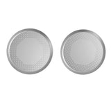Maxbell 2pcs Anodized Aluminum Alloy Pizza Baking Plate Nonstick Coating 9 inch