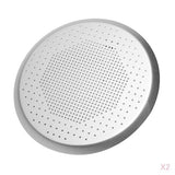 Maxbell 2pcs Anodized Aluminum Alloy Pizza Baking Plate Nonstick Coating 9 inch