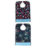 Maxbell 2 Pieces Reusable Adult Bib Mealtime Cloth Protector Disability Aid Apron 02