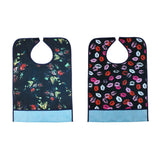 Maxbell 2 Pieces Reusable Adult Bib Mealtime Cloth Protector Disability Aid Apron 02