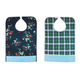 Maxbell 2 Pieces Reusable Adult Bib Mealtime Cloth Protector Disability Aid Apron 03