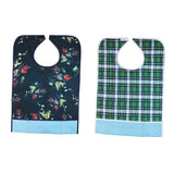 Maxbell 2 Pieces Reusable Adult Bib Mealtime Cloth Protector Disability Aid Apron 03