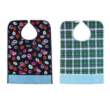Maxbell 2 Pieces Reusable Adult Bib Mealtime Cloth Protector Disability Aid Apron 05