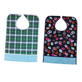Maxbell 2 Pieces Reusable Adult Bib Mealtime Cloth Protector Disability Aid Apron 05