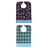 Maxbell 2 Pieces Reusable Adult Bib Mealtime Cloth Protector Disability Aid Apron 05