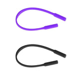 Maxbell 2 Pieces Kids Silicone Gel Eyeglasses Sunglasses Holder Glasses Strap Cords