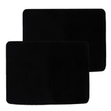 Maxbell 2x Card Pad Poker Mat Close up Coin Magic Props for Magicians 42x32cm Black