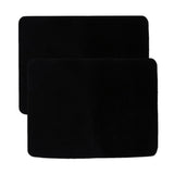Maxbell 2x Card Pad Poker Mat Close up Coin Magic Props for Magicians 42x32cm Black