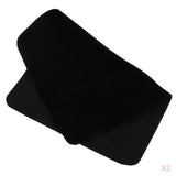 Maxbell 2x Card Pad Poker Mat Close up Coin Magic Props for Magicians 42x32cm Black