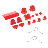 Maxbell Red Controller Button Thumbstick   D-pad Mod Set & 2x Spring for Sony PS4