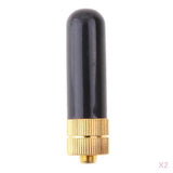 Maxbell 2 Pieces RH805S SMA-F Female Dual Band Short Antenna for UV-5R BF-888s Radio