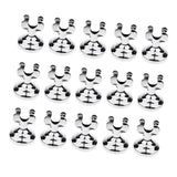 Maxbell 15pcs Restaurant U Shaped Number Card Table Holder Stand Place Card Holder
