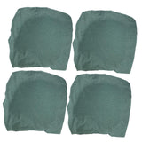 Maxbell 4Pcs Waterproof Stretch Dining Chair Cover Wedding Banquet Party Green