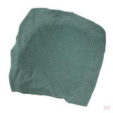 Maxbell 4Pcs Waterproof Stretch Dining Chair Cover Wedding Banquet Party Green
