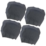 Maxbell 4Pcs Waterproof Stretch Dining Chair Cover Wedding Banquet Party Grey