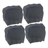 Maxbell 4Pcs Waterproof Stretch Dining Chair Cover Wedding Banquet Party Grey