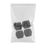 Maxbell 4Pcs Waterproof Stretch Dining Chair Cover Wedding Banquet Party Black