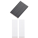 Maxbell 20Pcs White Black China Marker Wax Pencil Non Toxic Glass Metal Wood Fabric