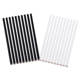 Maxbell 20Pcs White Black China Marker Wax Pencil Non Toxic Glass Metal Wood Fabric
