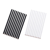 Maxbell 20Pcs White Black China Marker Wax Pencil Non Toxic Glass Metal Wood Fabric