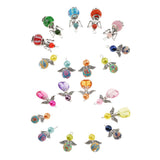 Maxbell 20 Pieces Mixed Angel Charms Pearl Acrylic Polymer Pendants Jewelry Findings