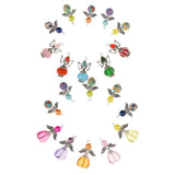 Maxbell 20 Pieces Mixed Angel Charms Pearl Acrylic Polymer Pendants Jewelry Findings