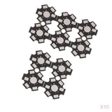 Maxbell 100Pc 20mm High Power Led Aluminum Base Plate Heat Sink for 1W 3W Light Lamp