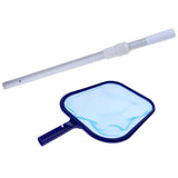 Maxbell Swimming Pool Spa Cleaning 12" Leaf Skimmer Net Aluminum Telescopic Pole 39"