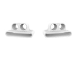 Maxbell 2 XSilicone Case Belt Holder Portable Anti-lost Strap for Apple AirPod White