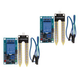 Maxbell 2Set Soil Hygrometer Humidity Detection Module Moisture Sensor for