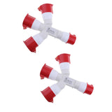 Maxbell 2pcs 380V 16A 5Pin Industrial Site Plug Socket Weatherproof IP44 1015 3P+N+E