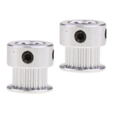 Maxbell 2Pcs 2GT 20T 5mm Bore Aluminum Pulley Gear Wheel for 3D Printer Timing Belt