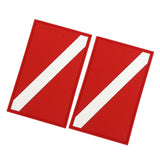 Maxbell 2Pack Scuba Diving Diver Down Flag Patch Badge for Backpack Gear Bag Jacket