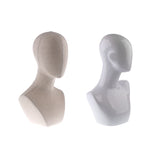 2pcs Mannequin Manikin Head Jewelry Wigs Glasses Hat Hairband Display Stand
