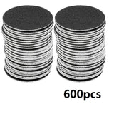 Maxbell 600pcs Replacement Sandpaper Discs Pad for Electric Foot File Callus Removal